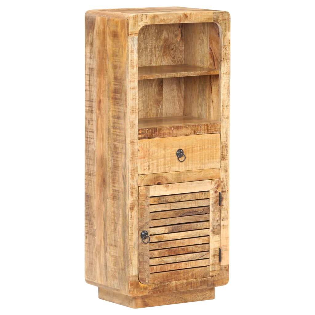 Vidaxl hoge kast 45x32x110 cm ruw mangohout
