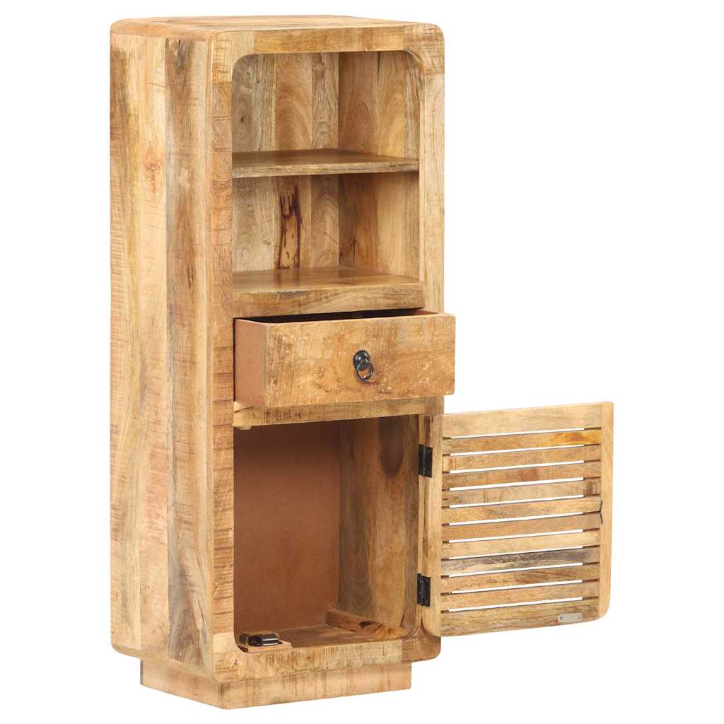 Vidaxl hoge kast 45x32x110 cm ruw mangohout