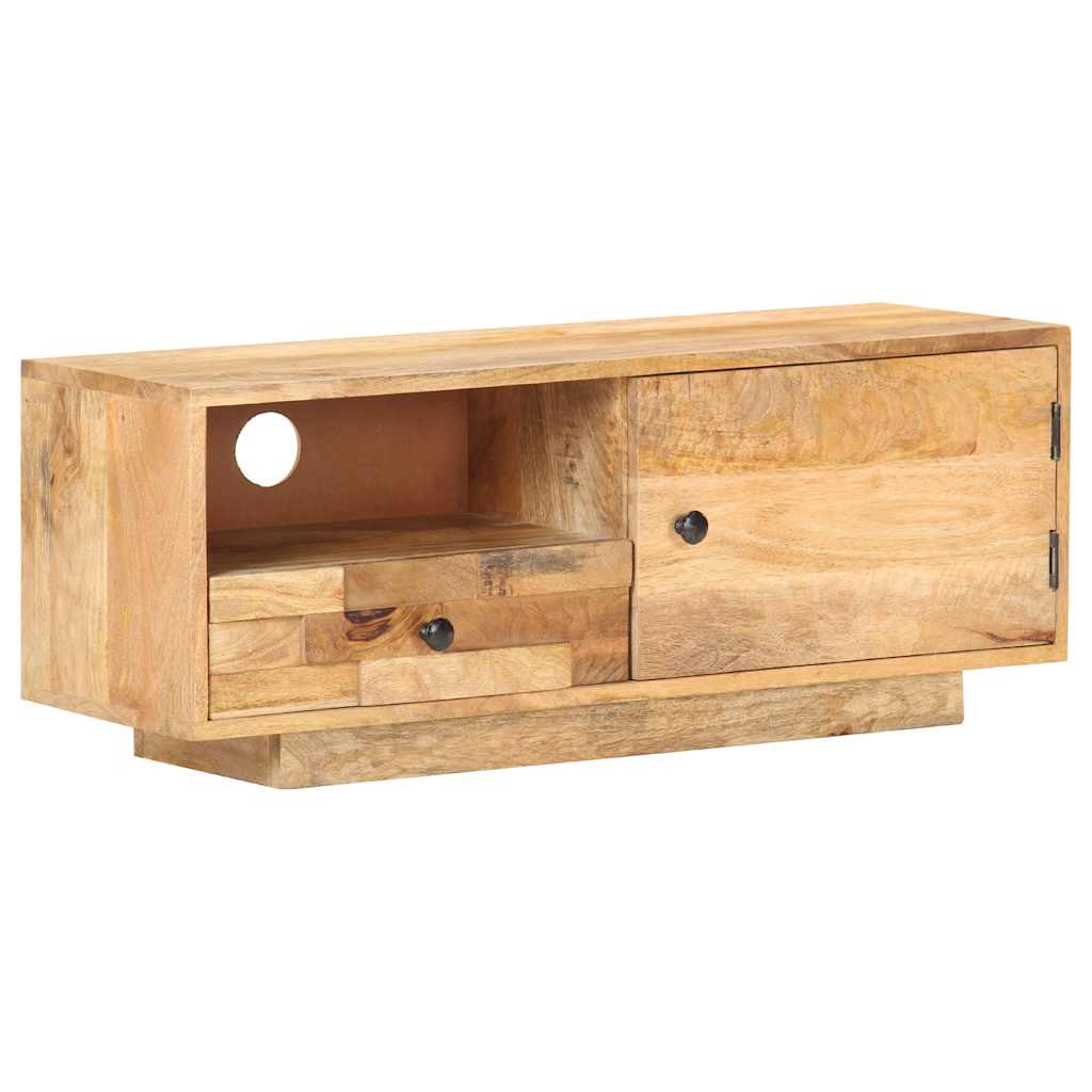 Vidaxl tv-meubel 90x30x35 cm massief mangohout
