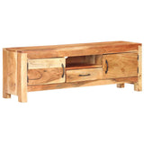 Vidaxl tv-meubel 116x30x40 cm massief acaciahout