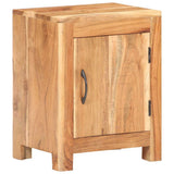 Vidaxl nachtkastje 40x30x50 cm massief acaciahout