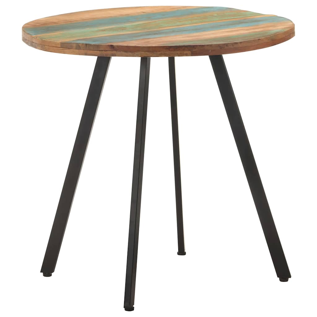 Vidaxl eettafel 80 cm massief gerecycled hout