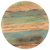 Vidaxl eettafel 80 cm massief gerecycled hout