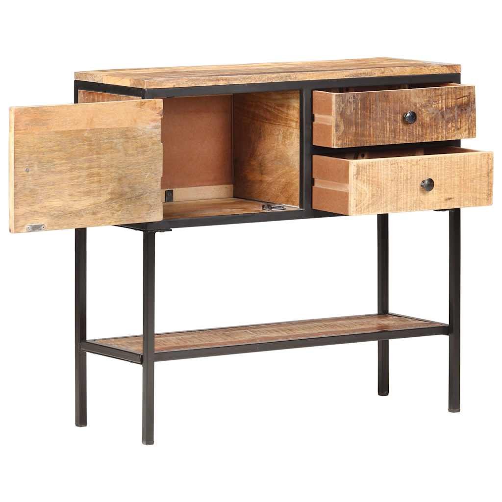 Vidaxl dressoir 85x30x80 cm ruw mangohout