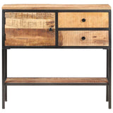 Vidaxl dressoir 85x30x80 cm ruw mangohout