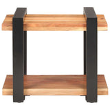 Vidaxl nachtkastje 50x40x40 cm massief acaciahout