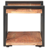 Vidaxl nachtkastje 50x40x40 cm massief acaciahout