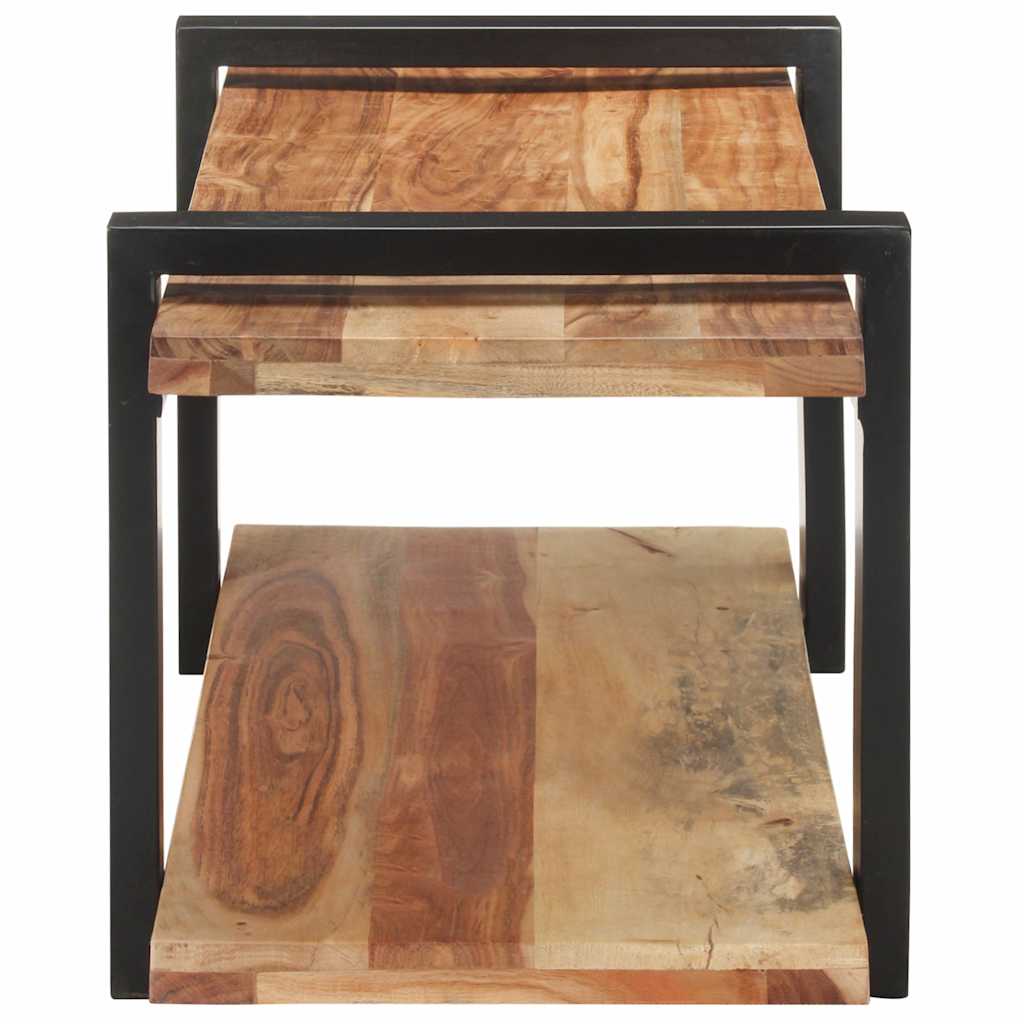 Vidaxl tv-meubel 90x40x40 cm massief acaciahout