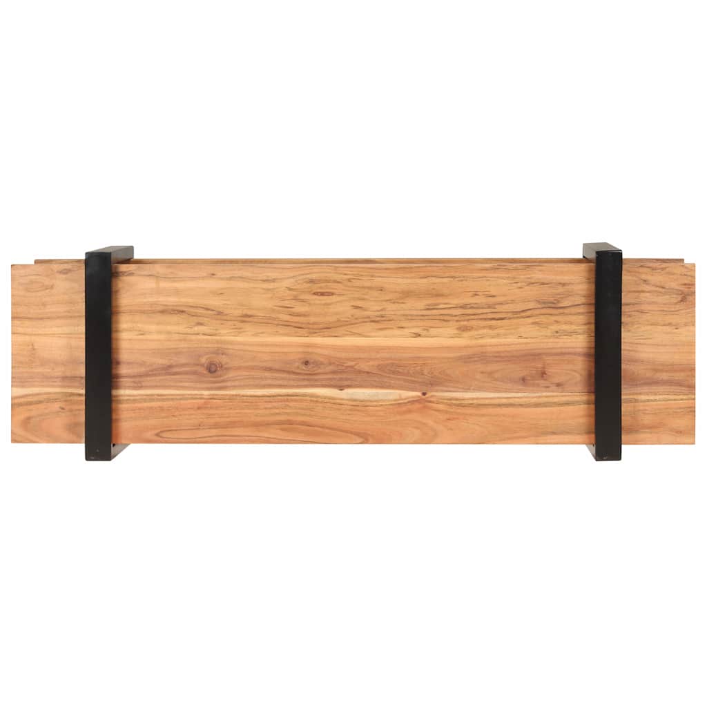 Vidaxl tv-meubel 130x40x40 cm massief acaciahout
