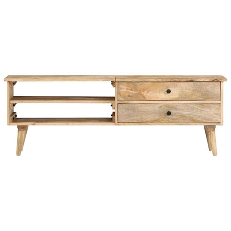 Vidaxl tv-meubel 140x30x50 cm massief mangohout