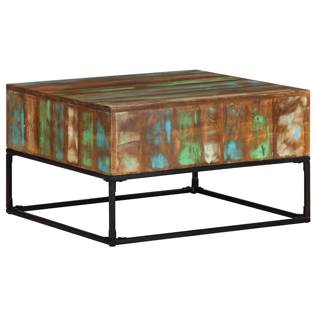 Vidaxl salontafel 68x68x41 cm massief gerecycled hout