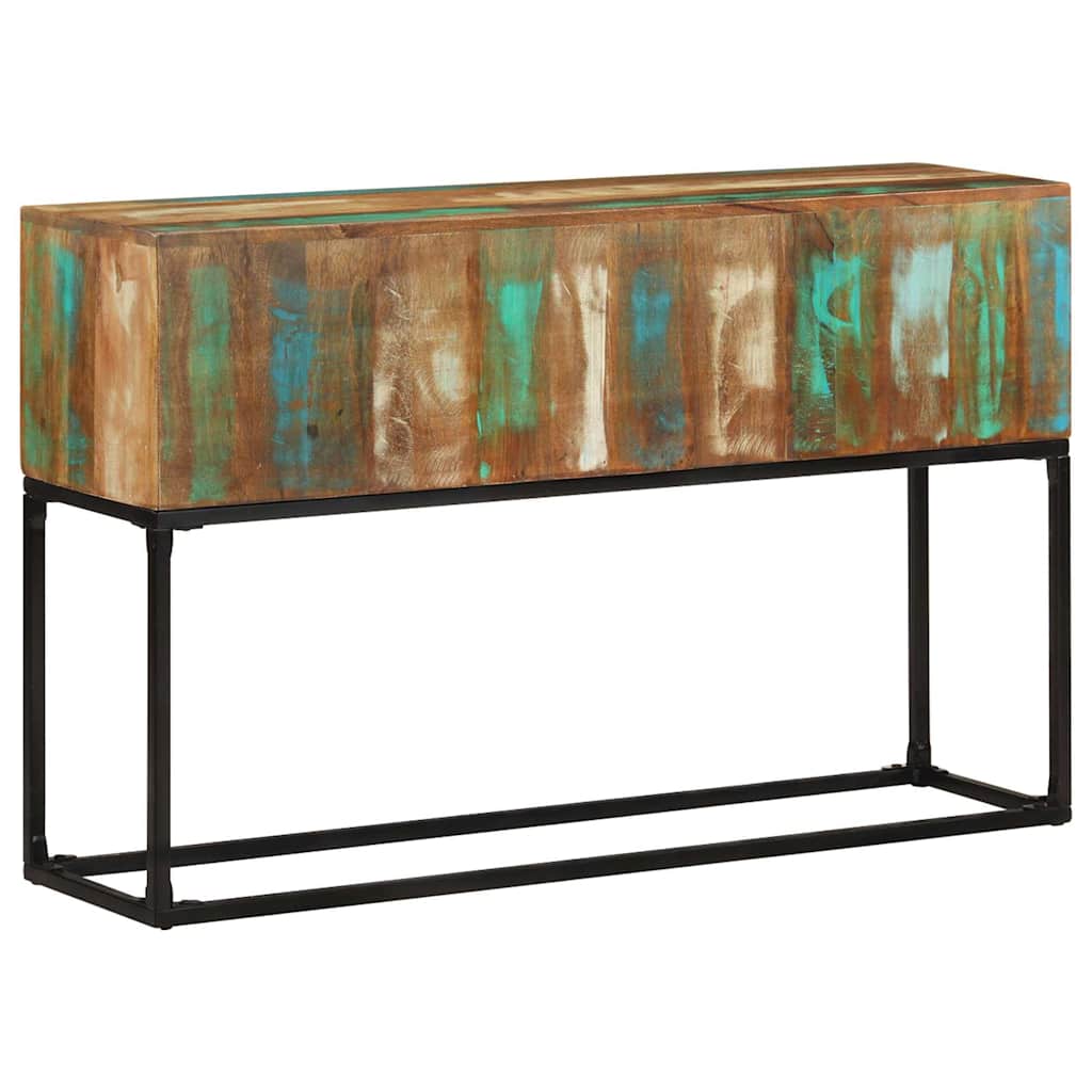 Vidaxl wandtafel 120x30x75 cm massief gerecycled hout