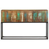 Vidaxl wandtafel 120x30x75 cm massief gerecycled hout