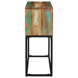 Vidaxl wandtafel 120x30x75 cm massief gerecycled hout