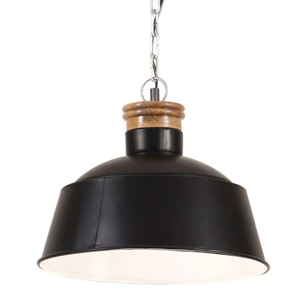 Vidaxl hanging lamp industrial E27 32 cm black