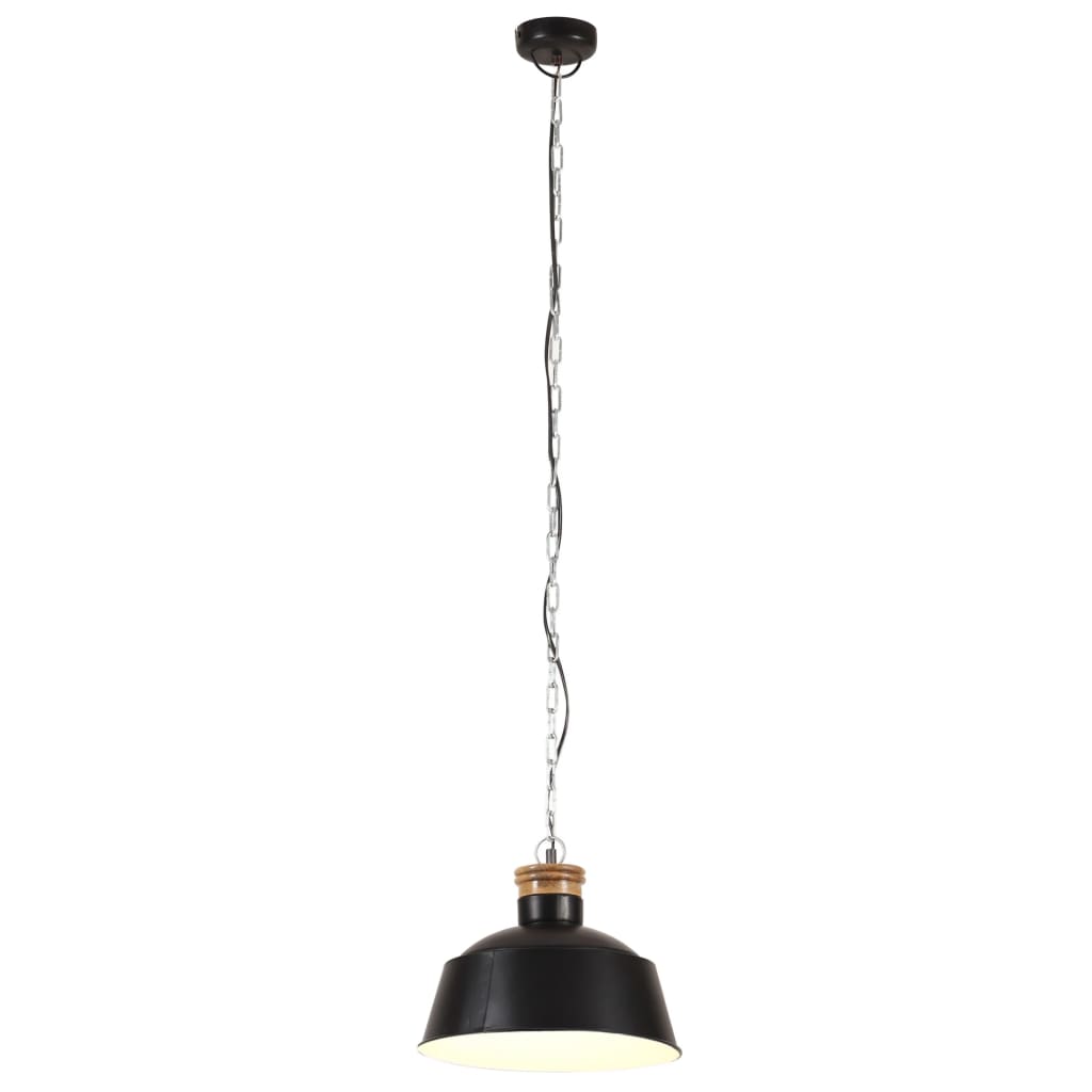 Vidaxl hanging lamp industrial E27 32 cm black