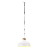 Vidaxl hanglamp industrieel e27 58 cm wit