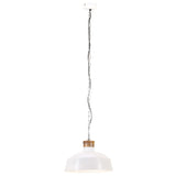 Vidaxl hanging lamp industrial E27 58 cm white