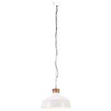 Vidaxl hanglamp industrieel e27 42 cm wit