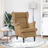 Vidaxl fauteuil fluweel bruin