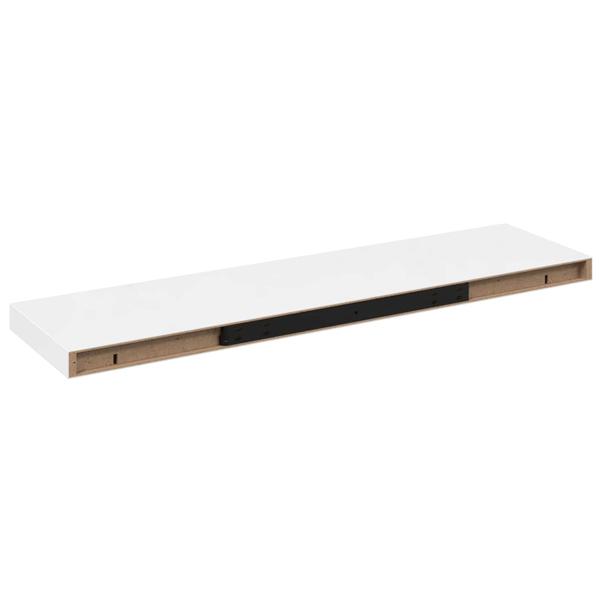 Vidaxl wandschappen zwevend 4 st 90x23,5x3,8 cm mdf hoogglans wit