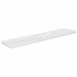 Vidaxl wandschap zwevend 120x23,5x3,8 cm mdf hoogglans wit
