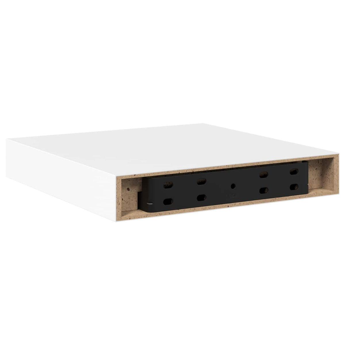 Vidaxl wandschap zwevend 23x23,5x3,8 cm mdf wit