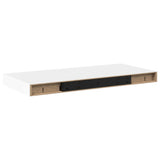Vidaxl wandschappen zwevend 4 st 50x23,5x3,8 cm mdf wit