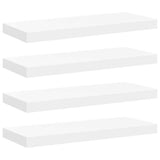 Vidaxl wandschappen zwevend 4 st 60x23,5x3,8 cm mdf wit