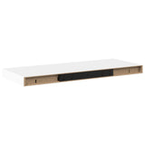 Vidaxl wandschappen zwevend 4 st 60x23,5x3,8 cm mdf wit