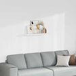 Vidaxl wandschap zwevend 90x23,5x3,8 cm mdf wit