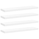 Vidaxl wandschappen zwevend 4 st 90x23,5x3,8 cm mdf wit