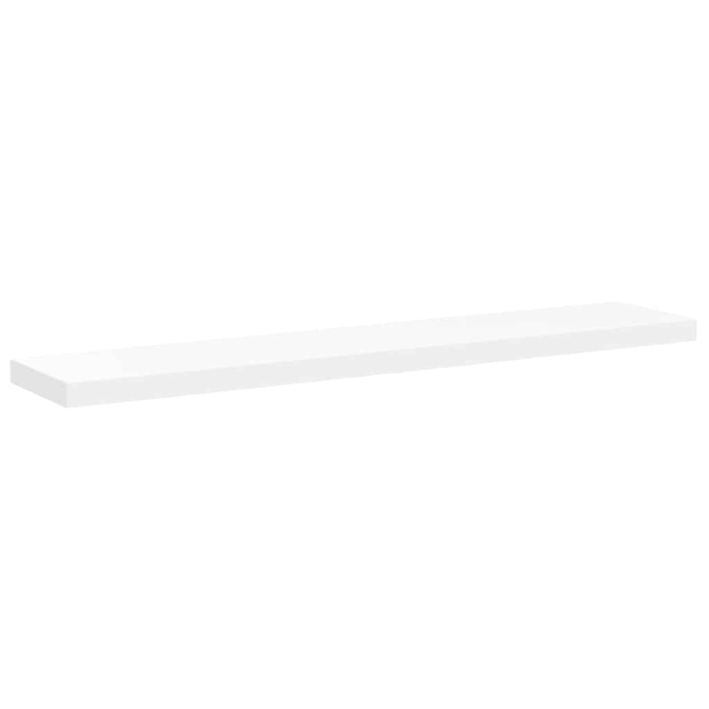 Vidaxl wandschap zwevend 120x23,5x3,8 cm mdf wit