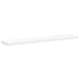Vidaxl wandschap zwevend 120x23,5x3,8 cm mdf wit