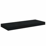 Vidaxl wandschap zwevend 60x23,5x3,8 cm mdf zwart