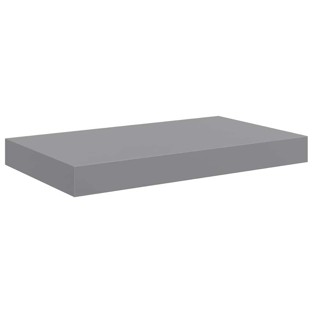 Vidaxl wandschap zwevend 40x23x3,8 cm mdf grijs