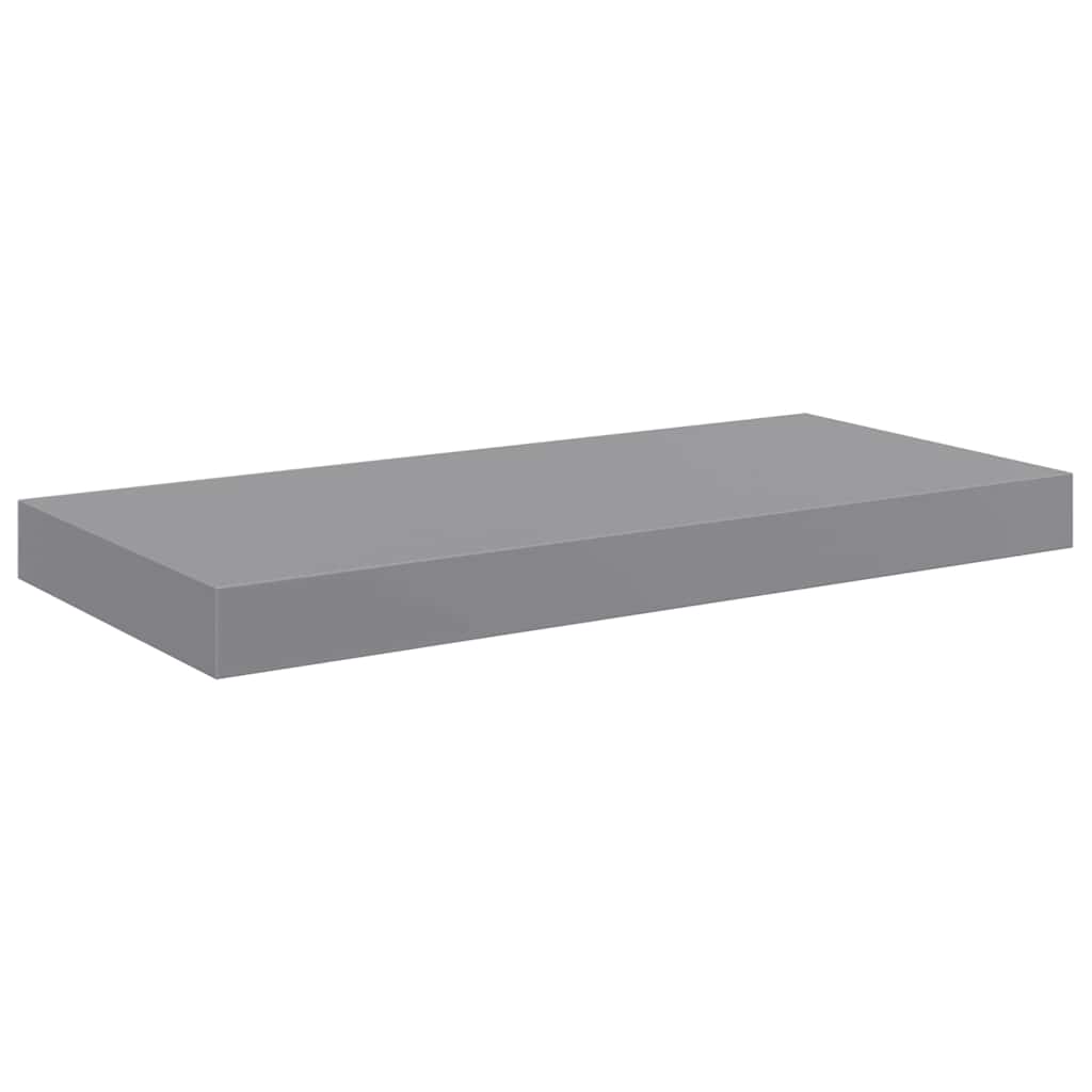 Vidaxl wandschap zwevend 50x23x3,8 cm mdf grijs