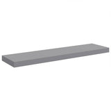 Vidaxl wandschap zwevend 90x23,5x3,8 cm mdf grijs