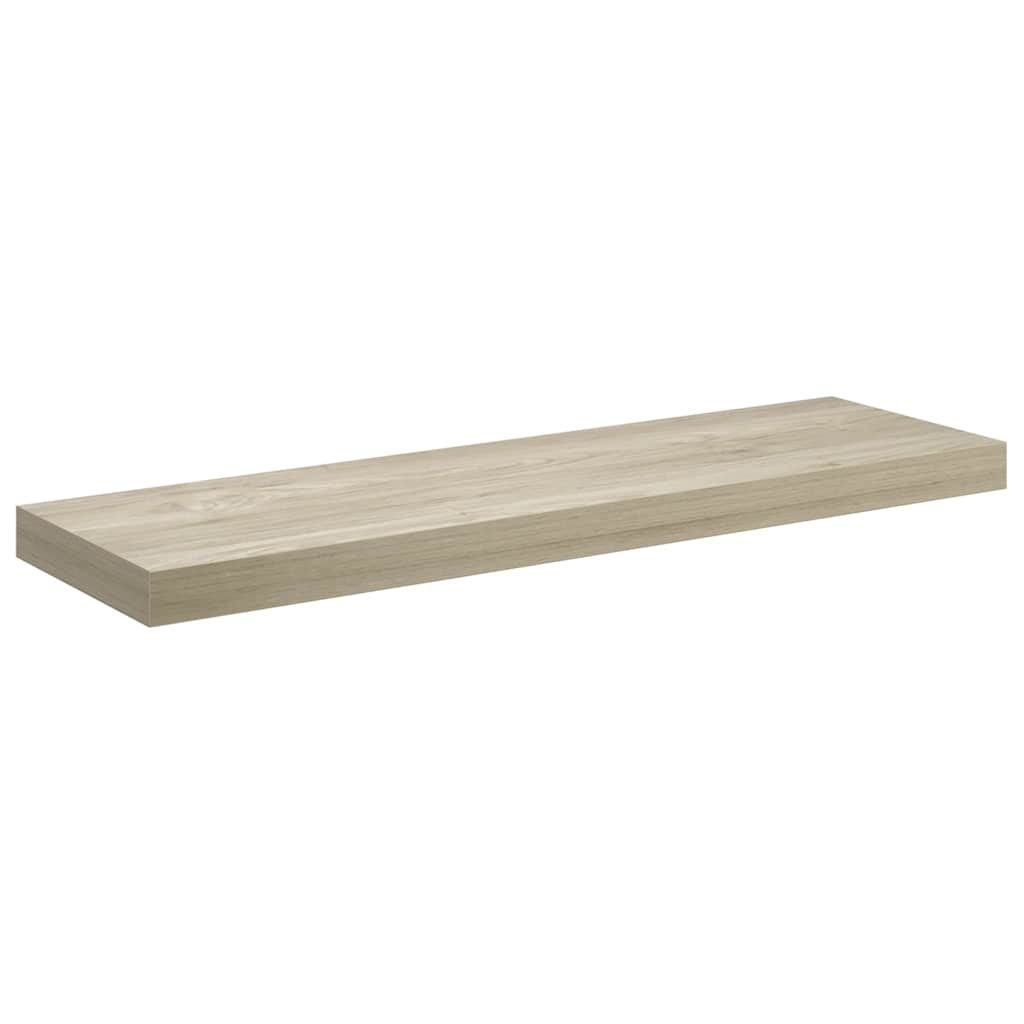 Vidaxl wandschap zwevend 80x23,5x3,8 cm mdf eikenkleurig
