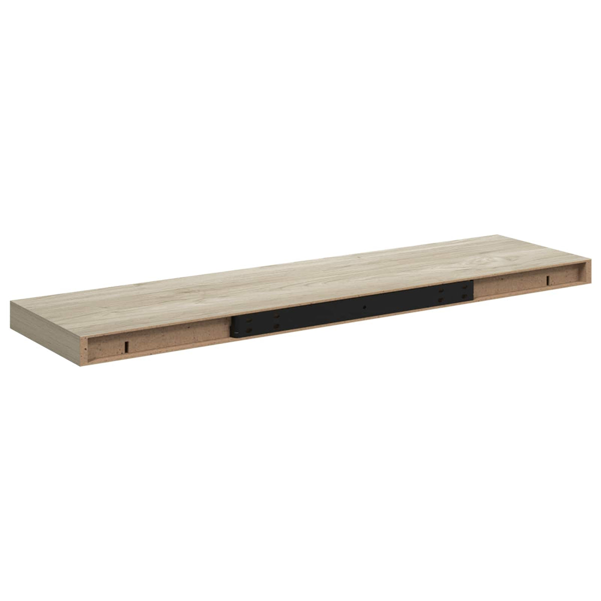 Vidaxl wandschap zwevend 90x23,5x3,8 cm mdf eikenkleurig