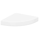 Vidaxl hoekschap zwevend 25x25x3,8 cm mdf wit