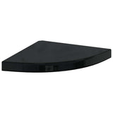 Vidaxl hoekschap zwevend 35x35x3,8 cm mdf hoogglans zwart