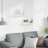 Vidaxl fotoplanken 2 st 40x9x3 cm mdf wit
