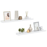 Vidaxl fotoplanken 2 st 60x9x3 cm mdf wit