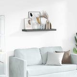 Vidaxl fotoplanken 2 st 80x9x3 cm mdf grijs