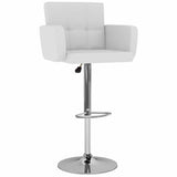 Vidaxl barstoelen 2 st kunstleer wit
