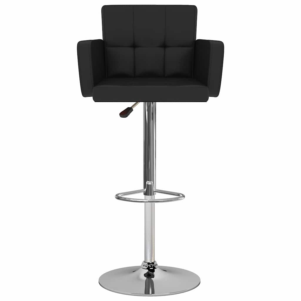 Vidaxl barstoelen 2 st kunstleer zwart