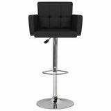 Vidaxl barstoelen 2 st kunstleer zwart
