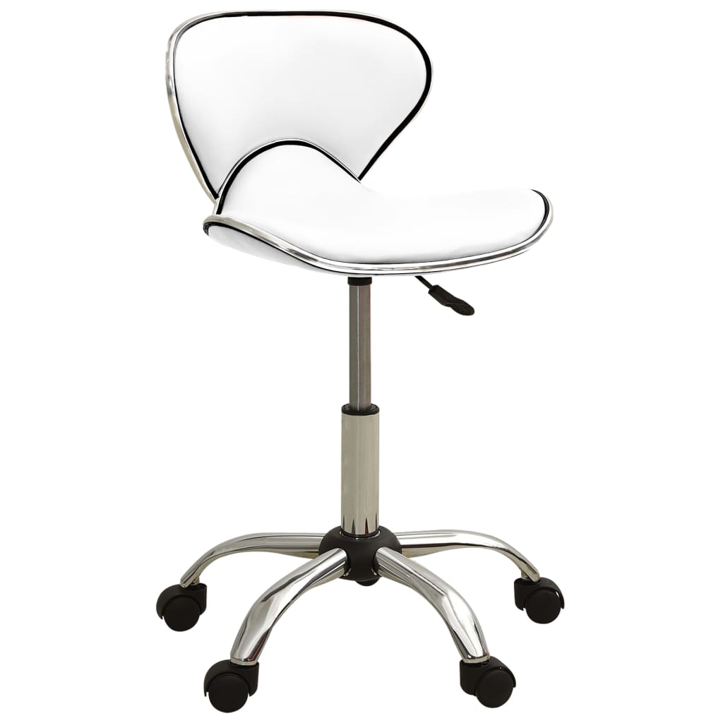 Tabouret de salon vidaxl blanc artificiel blanc