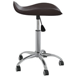 Tabouret de salon vidaxl marron en cuir artificiel